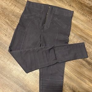 Express Front Zip Moro Leggings